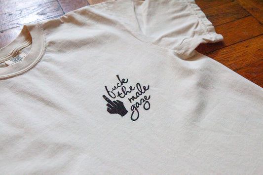 F*ck the Male Gaze, Cream, M