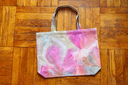 Floral Swirl, Heavy Duty Tote Bag