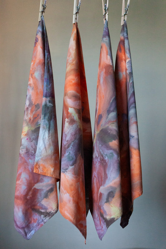 Fall into Fall, set of 4 cotton napkins