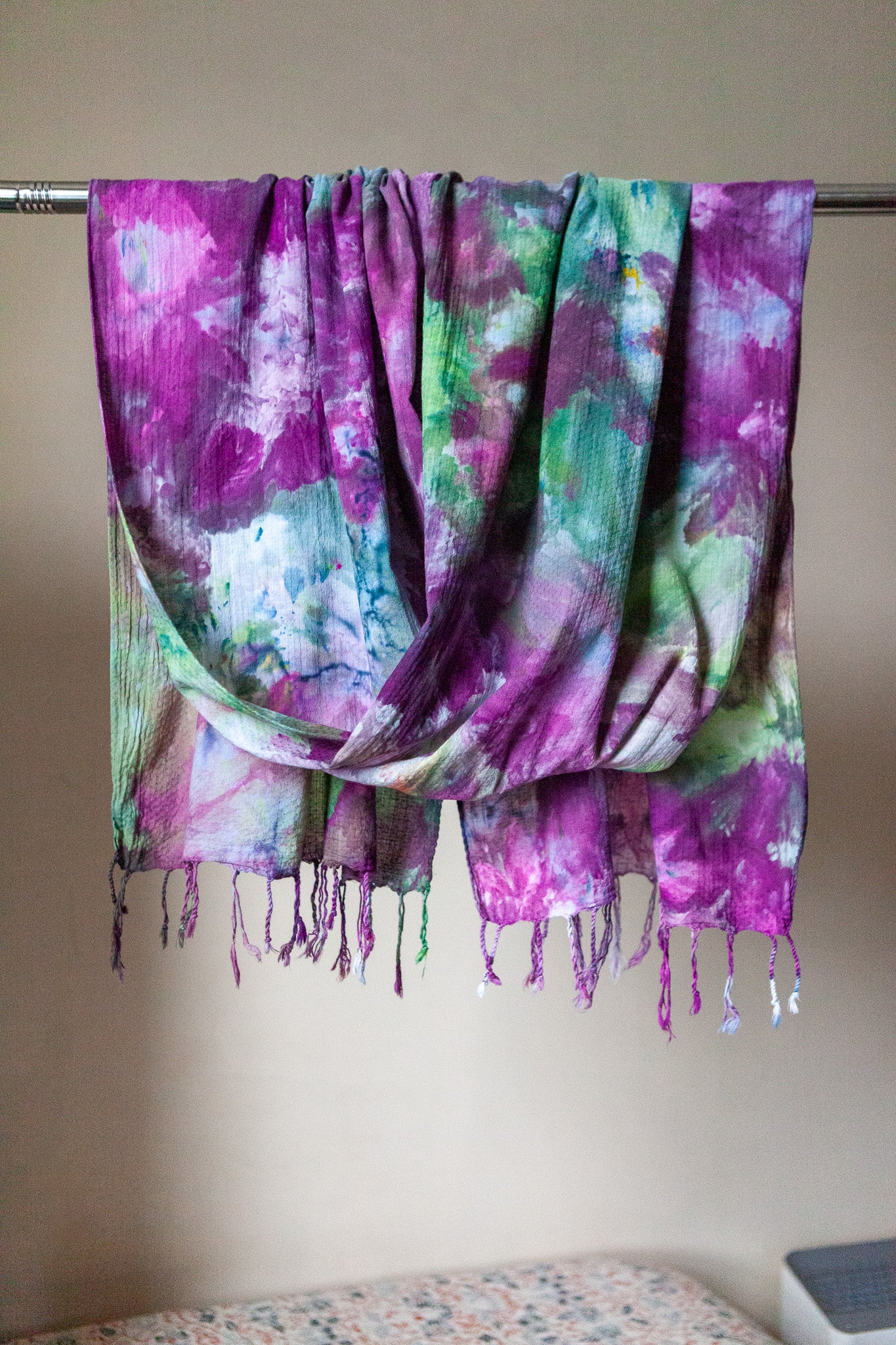 Secret Garden, Oversized Cotton Scarf
