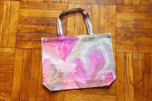 Floral Swirl, Heavy Duty Tote Bag