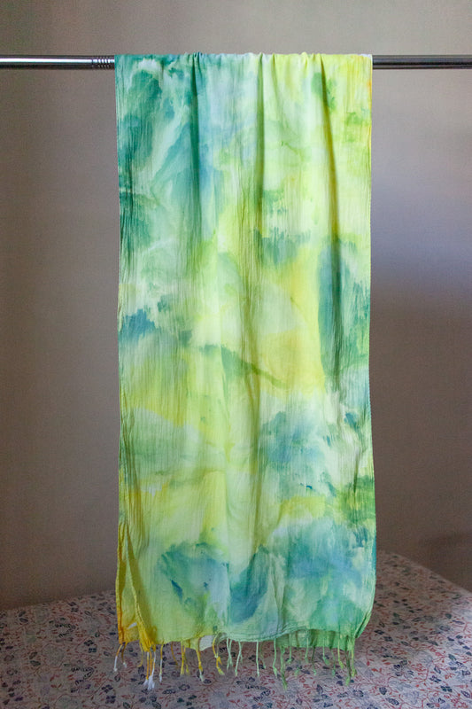 Meadow Daydream, Cotton Scarf