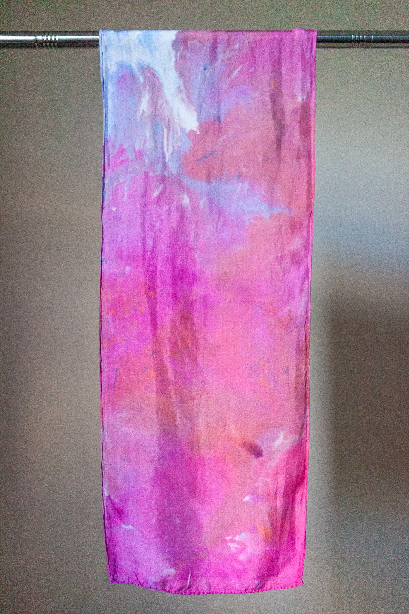 Wind Down, Habotai silk scarf