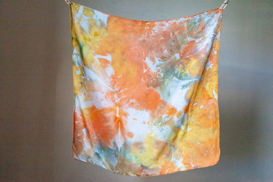 Fall in to a Hike, Habotai silk bandana