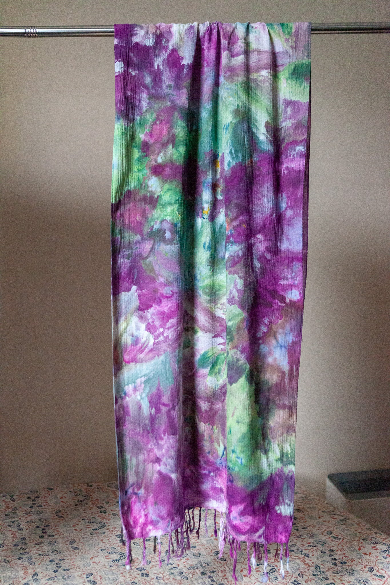 Secret Garden, Oversized Cotton Scarf